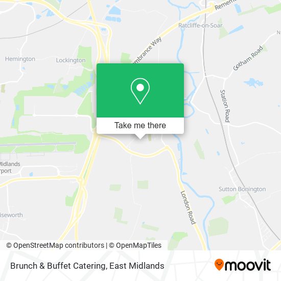 Brunch & Buffet Catering map