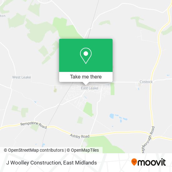 J Woolley Construction map
