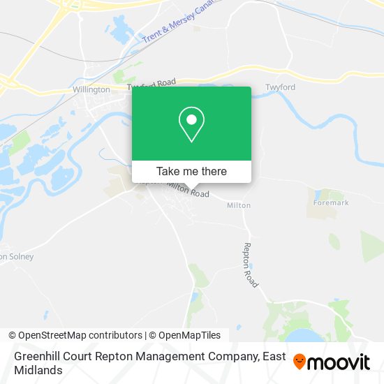 Greenhill Court Repton Management Company map