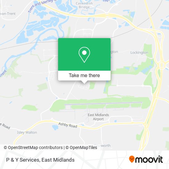 P & Y Services map