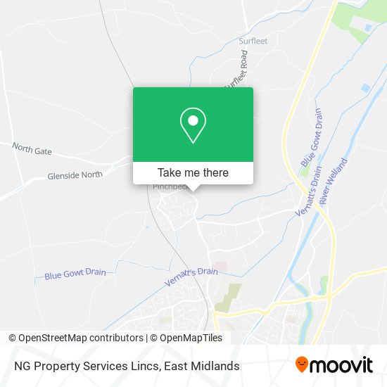 NG Property Services Lincs map