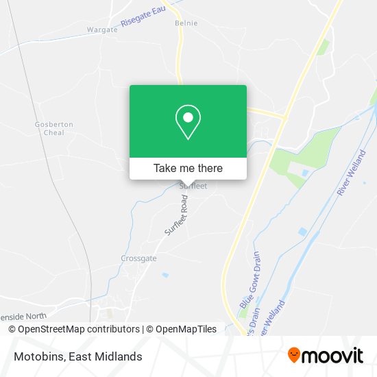 Motobins map