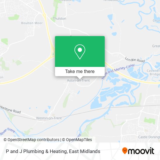 P and J Plumbing & Heating map