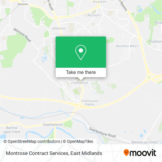 Montrose Contract Services map