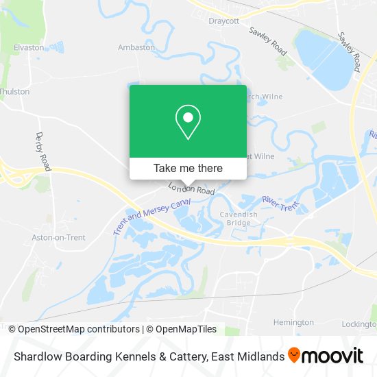Shardlow Boarding Kennels & Cattery map