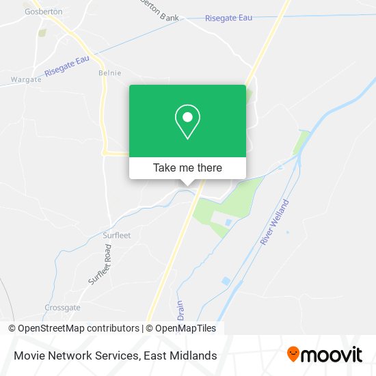 Movie Network Services map