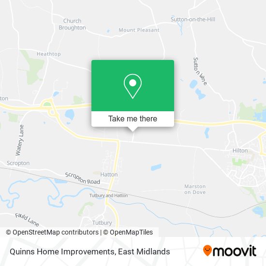 Quinns Home Improvements map