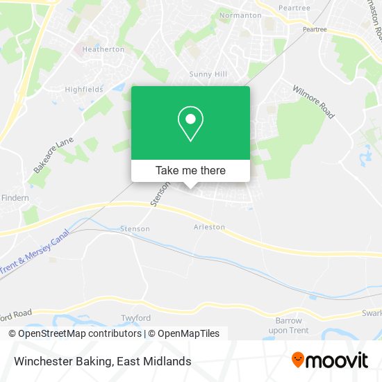 Winchester Baking map