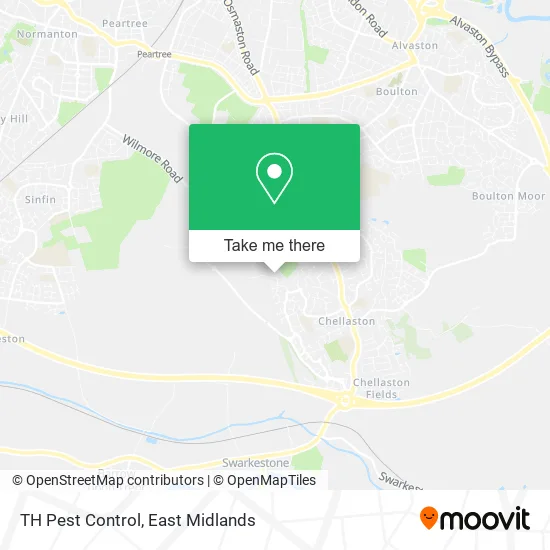 TH Pest Control map