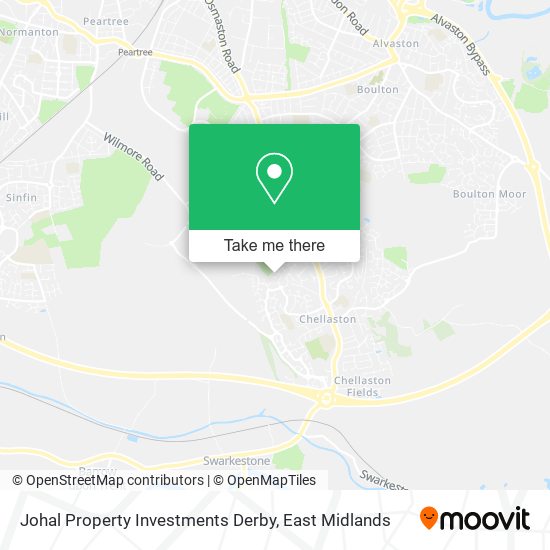 Johal Property Investments Derby map