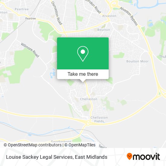 Louise Sackey Legal Services map