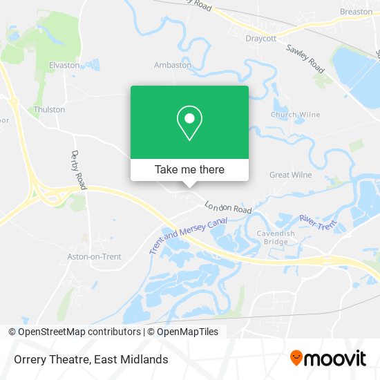 Orrery Theatre map