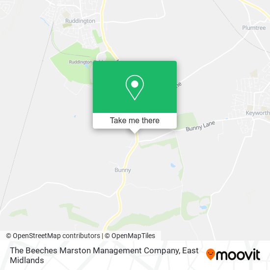 The Beeches Marston Management Company map