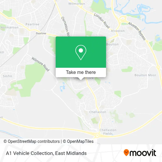A1 Vehicle Collection map