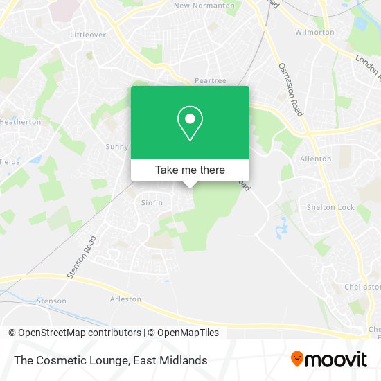 The Cosmetic Lounge map
