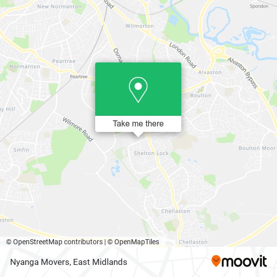 Nyanga Movers map