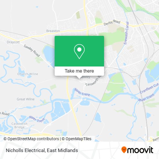Nicholls Electrical map