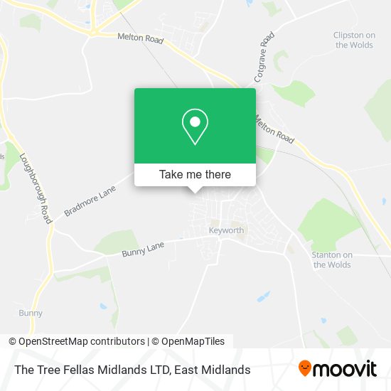 The Tree Fellas Midlands LTD map