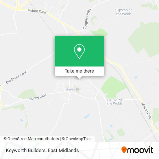 Keyworth Builders map