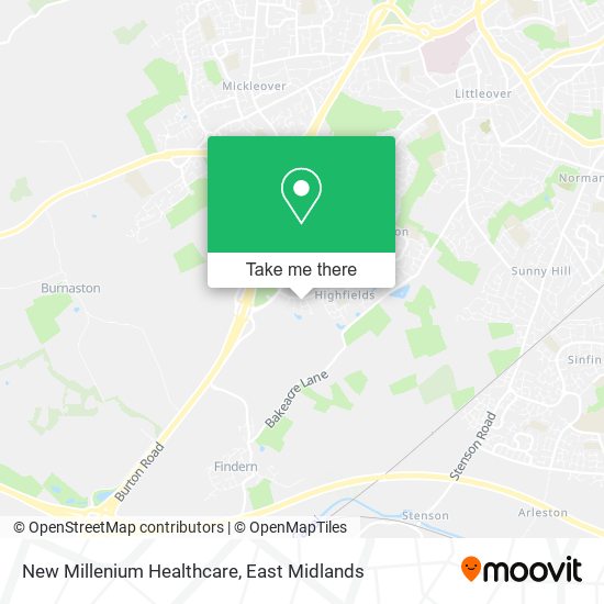 New Millenium Healthcare map