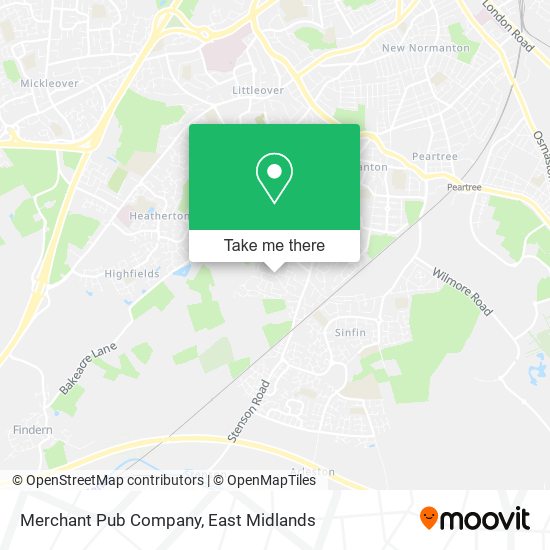 Merchant Pub Company map
