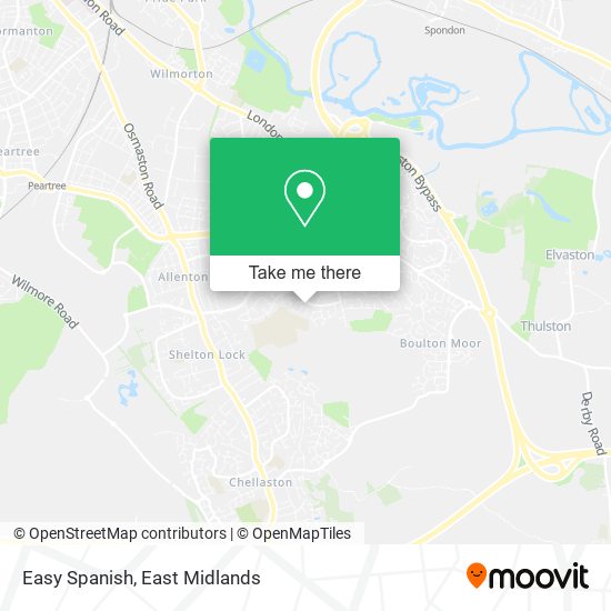 Easy Spanish map