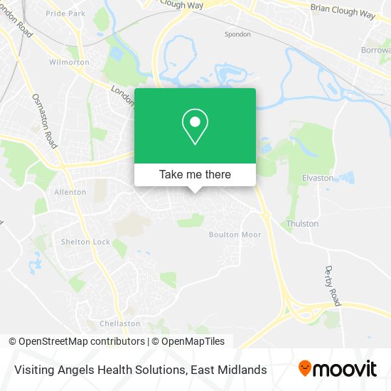 Visiting Angels Health Solutions map