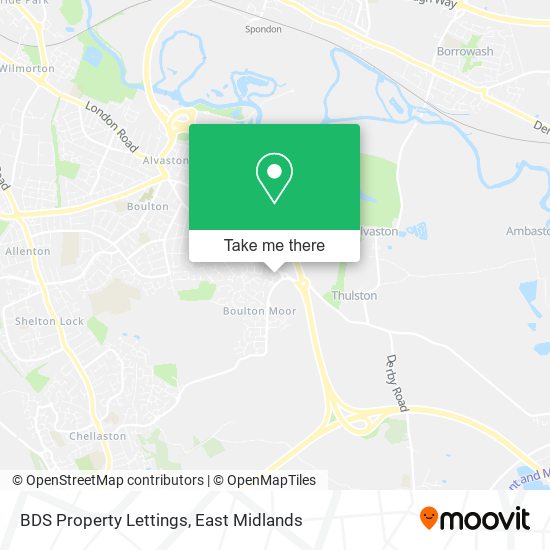 BDS Property Lettings map