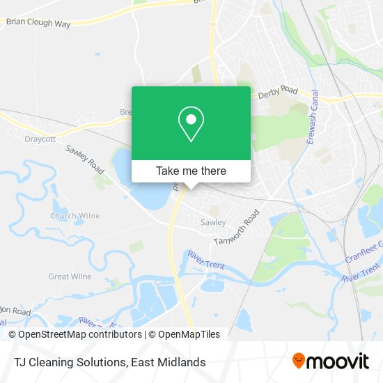 TJ Cleaning Solutions map