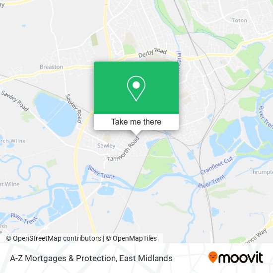 A-Z Mortgages & Protection map