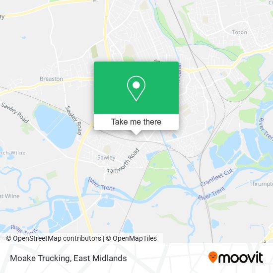 Moake Trucking map