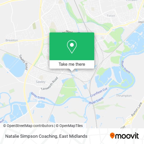 Natalie Simpson Coaching map