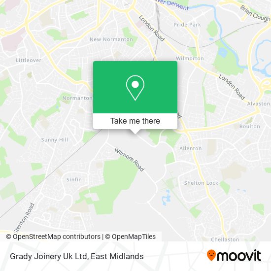 Grady Joinery Uk Ltd map