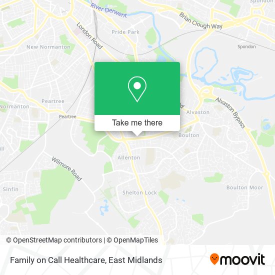 Family on Call Healthcare map