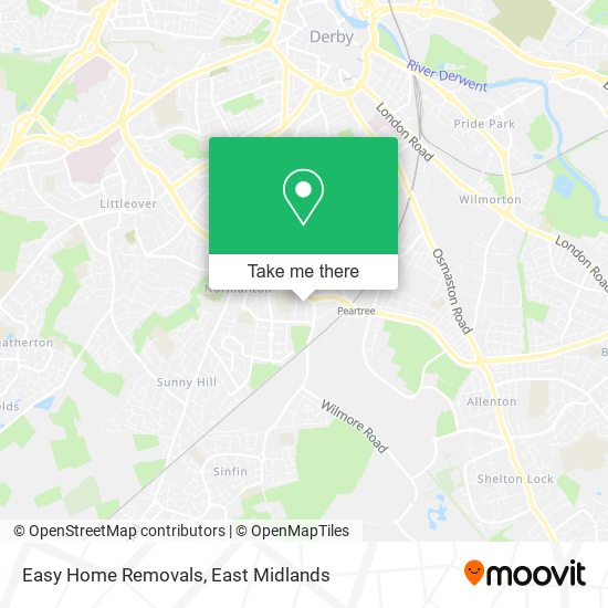Easy Home Removals map