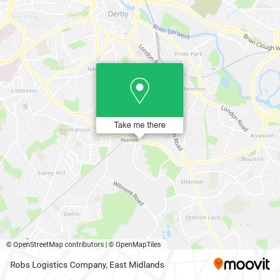 Robs Logistics Company map