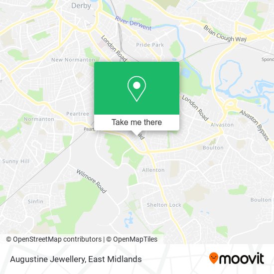 Augustine Jewellery map