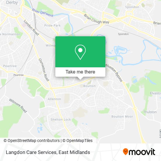 Langdon Care Services map
