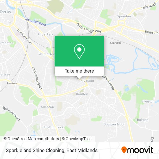 Sparkle and Shine Cleaning map