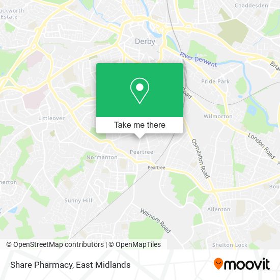 Share Pharmacy map