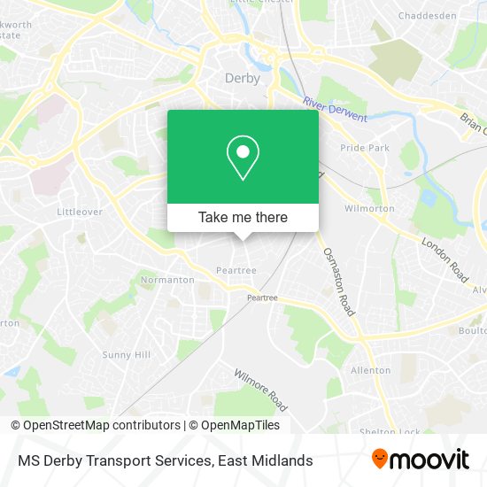 MS Derby Transport Services map