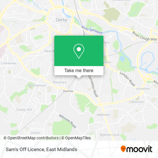 Sam's Off Licence map