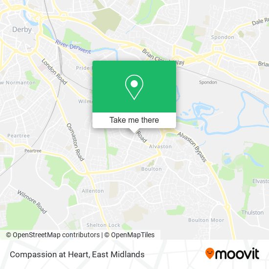 Compassion at Heart map