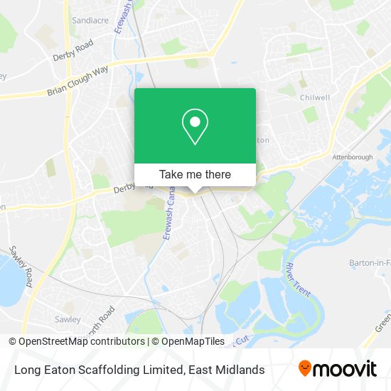 Long Eaton Scaffolding Limited map