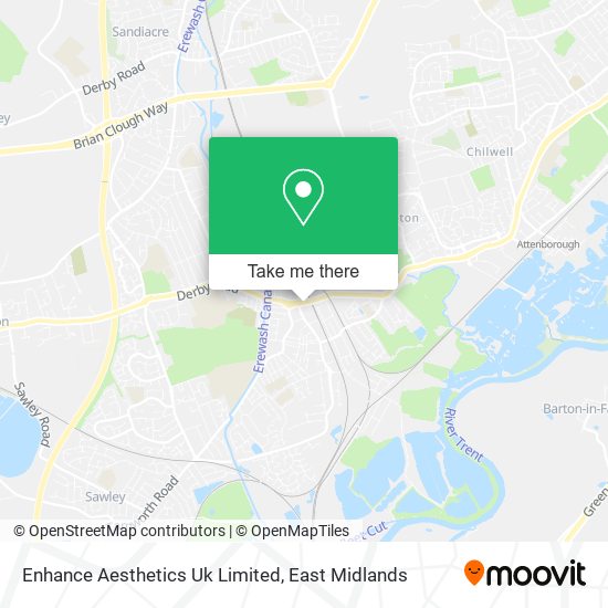 Enhance Aesthetics Uk Limited map