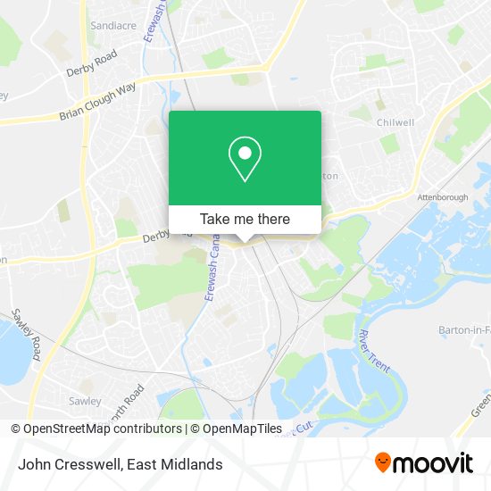 John Cresswell map