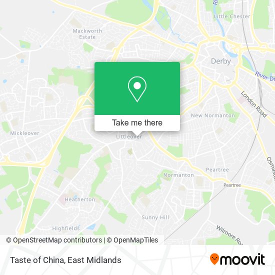 Taste of China map