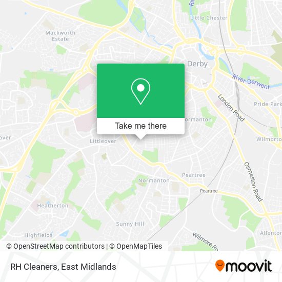 RH Cleaners map