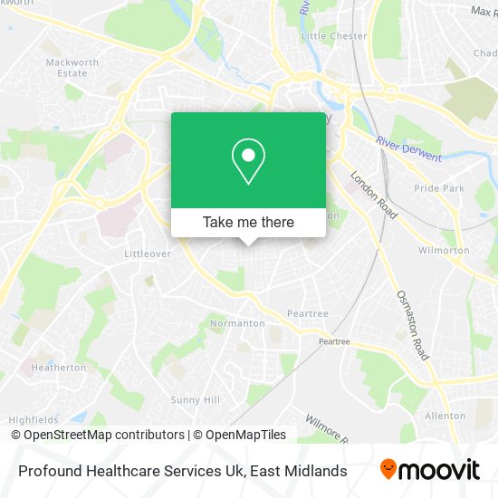 Profound Healthcare Services Uk map