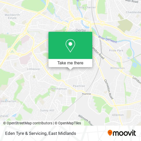 Eden Tyre & Servicing map